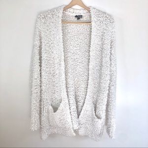 a.n.a. Drape Front Knit Cardigan Sweater